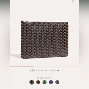 Goyard Sénat MGM Pouch pochette clutch bag